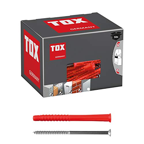 TOX Allzweck - Rahmendübel Constructor 8 x 80 mm, 50 Stück, 022102301 von TOX