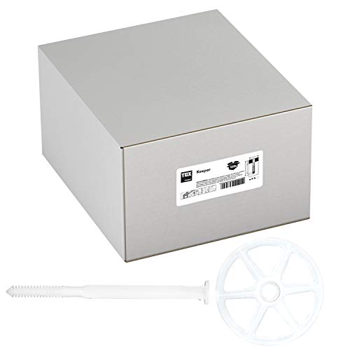 TOX Dämmstoffhalter Keeper 8x180 mm, für Dämmungen bis zu 210 mm, Schlagmontage,beständig gegen Verwitterung, ohne zusätzliches Spreizelement, keine Wärmebrücken, 250 Stück im Karton, 048100071 von TOX