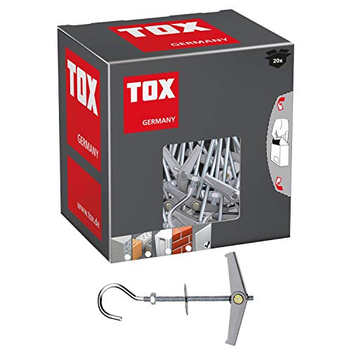 TOX Federklappdübel Pirat Eddi M4 mit Haken, Inhalt 20 Stück, 024100171 TOX Federklappdübel Pirat Eddi M4 mit Haken, Inhalt 20 Stück, 024100171 von TOX