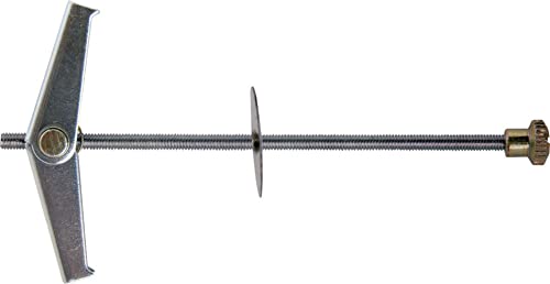 TOX Federklappdübel Spagat M5, 100 mm, galvanisch verzinkt, automatischer Klappdübel, bei Hohlräumen, inklusive Unterlegscheibe aus Metall + Rändelmutter, 2 Stück im Blister, 024700091 TOX Federklappdübel Spagat M5, 100 mm, galvanisch verzinkt, automatischer Klappdübel, bei Hohlräumen, inklusive Unterlegscheibe aus Metall + Rändelmutter, 2 Stück im Blister, 024700091 von TOX