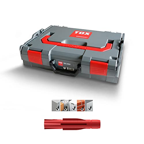 TOX L-BOXX Sortimentskoffer Allround Tri, effektiv, robust, belast- & stapelbar mit Tri Allzweckdübel für Befestigungen in fast allen Baustoffen, 1 Stück, 094900901 von TOX