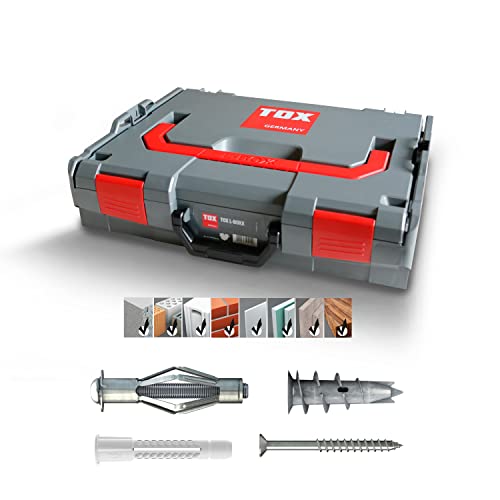 TOX L-BOXX Sortimentskoffer Indoor, effektiv, robust, belast- & stapelbar & Hohlraum-Dübelsortiment, 1 Stück, 094901605 von TOX
