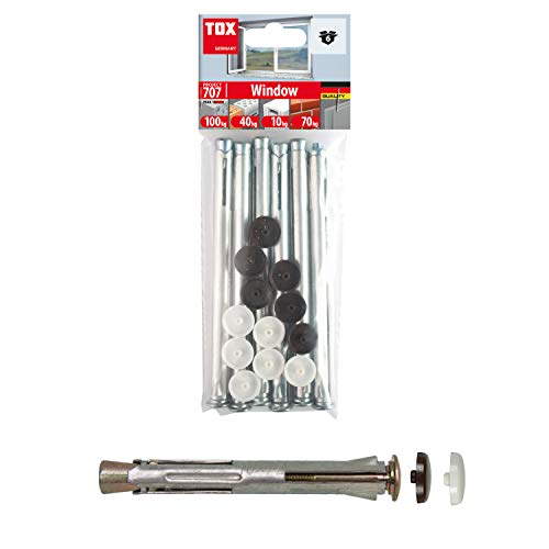 TOX Metall-Rahmendübel Window 10 x 132 mm, 6 Stück, 027601151 TOX Metall-Rahmendübel Window 10 x 132 mm, 6 Stück, 027601151 von TOX