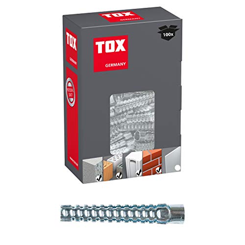 TOX Metallkrallendübel Tiger 8 x 38 mm, 100 Stück, 039100021 von TOX