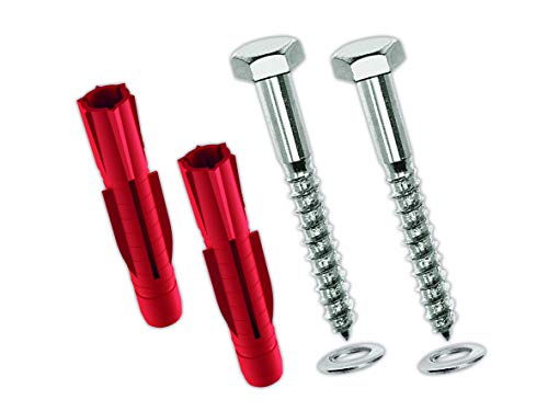 TOX Montagesatz System Trix, mit Allzweckdübel Tri 12 x 71 mm + Sechskant-Holzschraube 10 x 90 mm verzinkt, 1 Set, 04510142 von TOX