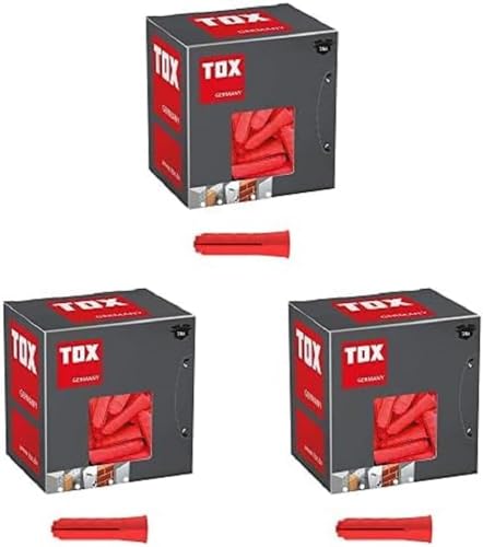 TOX Porenbetondübel Ytox 10 x 55 mm, 25 Stück, 096100041, 3er Pack von TOX