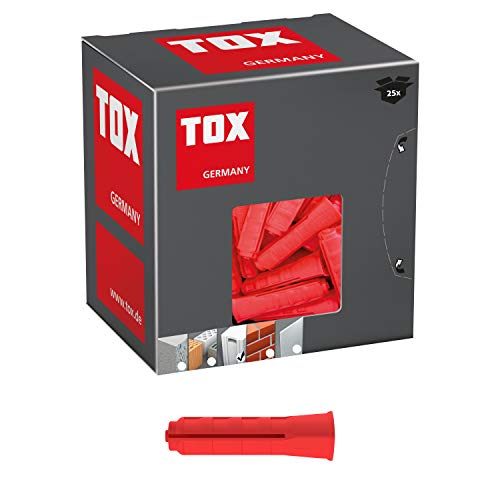 TOX Porenbetondübel Ytox M10 x 55 mm, Gasbetondübel mit den höchsten Haltewerten am Markt in Porenbeton, für unterschiedliche Schraubendurchmesser geeignet, 25 Stück im Karton, 096100041 von TOX