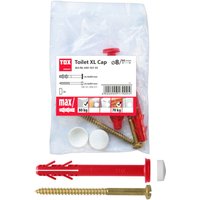 Stand-WC-Befestigung Toilet xl Cap weiß Stand-WC-Befestigung Toilet xl Cap weiß von TOX