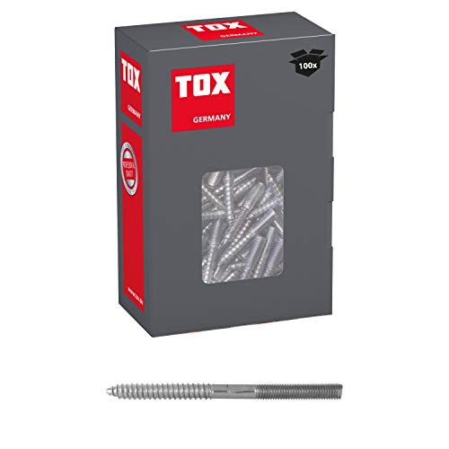 TOX Stockschraube Boltix verzinkt, M8 x 100 mm, 100 Stück, 09510154 TOX Stockschraube Boltix verzinkt, M8 x 100 mm, 100 Stück, 09510154 von TOX