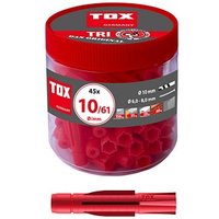 TOX TRI 10/61 010260081 Universaldübel Ø 10 mm x 61 mm, 45 St. von TOX