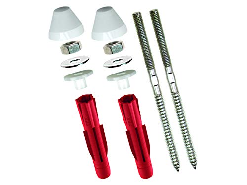 TOX Urinalbecken-Befestigung Piss-Fix XL White, mit Allzweckdübel Tri 14x75 mm + Stockschrauben M10 x 140 mm und Abdeckkappen weiß, 1 Set, 04510148 TOX Urinalbecken-Befestigung Piss-Fix XL White, mit Allzweckdübel Tri 14x75 mm + Stockschrauben M10 x 140 mm und Abdeckkappen weiß, 1 Set, 04510148 von TOX