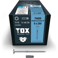 TOX - timbr 8,0 x 280 tk (50 Stk.) von TOX