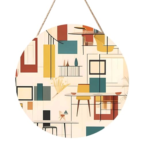 Door Sig Personalisiertes Willkommensschild, Holzschild für Haustür, Mitte des Jahrhunderts, modernes Holzschild, unlackiertes Holzschild mit Schnur, Heimdekoration, Gartenschild für Garten, Hof Door Sig Personalisiertes Willkommensschild, Holzschild für Haustür, Mitte des Jahrhunderts, modernes Holzschild, unlackiertes Holzschild mit Schnur, Heimdekoration, Gartenschild für Garten, Hof von TOXOCMDKLE