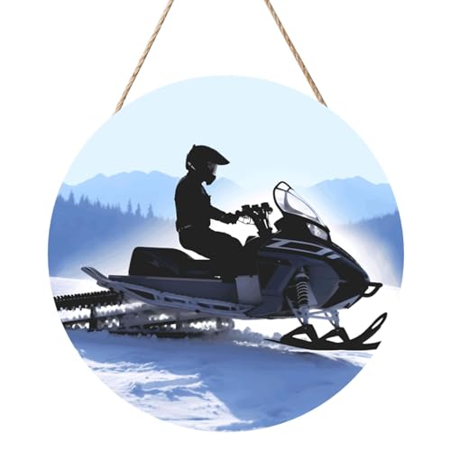 Door Sig Personalisiertes Willkommensschild, Holzschild für Haustür, Schneemobil, Holzschilder, unlackiertes Holzschild mit Schnur, Heimdekoration, Gartenschild für Garten, Hof Door Sig Personalisiertes Willkommensschild, Holzschild für Haustür, Schneemobil, Holzschilder, unlackiertes Holzschild mit Schnur, Heimdekoration, Gartenschild für Garten, Hof von TOXOCMDKLE
