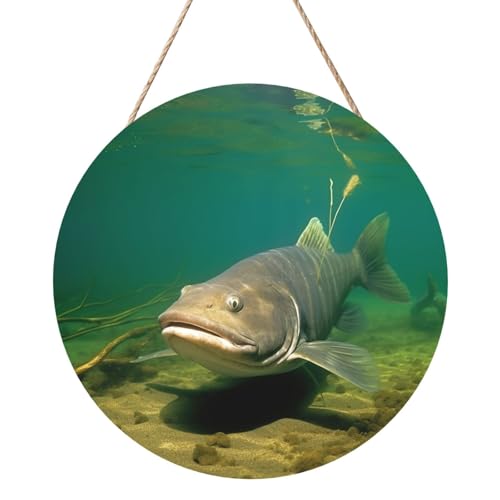 Door Sig Personalisiertes Willkommensschild, Holzschild für Haustür, Unterwasserwels, Holzschilder, unlackiertes Holzschild mit Schnur, Heimdekoration, Gartenschild für Garten, Hof Door Sig Personalisiertes Willkommensschild, Holzschild für Haustür, Unterwasserwels, Holzschilder, unlackiertes Holzschild mit Schnur, Heimdekoration, Gartenschild für Garten, Hof von TOXOCMDKLE