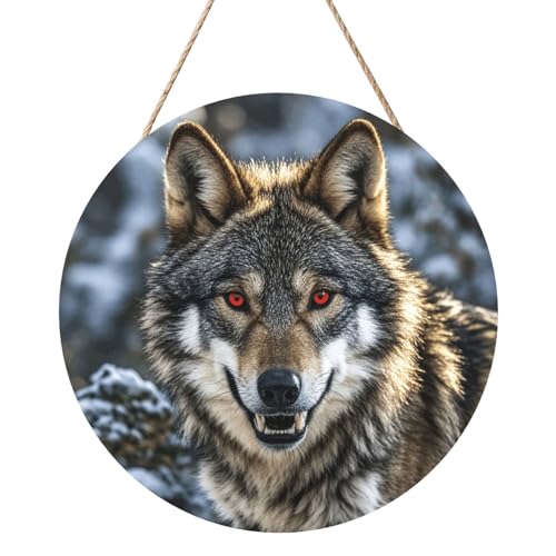 Door Sig Personalisiertes Willkommensschild, Holzschild für Haustür, Wolf, Holzschilder, unlackiertes Holzschild mit Schnur, Heimdekoration, Gartenschild für Garten, Hof Door Sig Personalisiertes Willkommensschild, Holzschild für Haustür, Wolf, Holzschilder, unlackiertes Holzschild mit Schnur, Heimdekoration, Gartenschild für Garten, Hof von TOXOCMDKLE