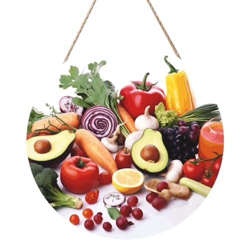 Door Sig Personalisiertes Willkommensschild, Holzschild für Haustür, gesunde Lebensmittel, Holzschilder, unlackiertes Holzschild mit Schnur, Heimdekoration, Gartenschild für Garten, Hof Door Sig Personalisiertes Willkommensschild, Holzschild für Haustür, gesunde Lebensmittel, Holzschilder, unlackiertes Holzschild mit Schnur, Heimdekoration, Gartenschild für Garten, Hof von TOXOCMDKLE