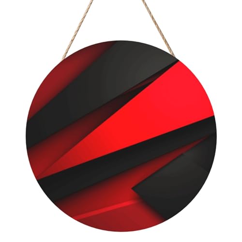 Door Sig Personalisiertes Willkommensschild, Holzschild für Haustür, rot-schwarz, Holzschilder, unlackiertes Holzschild mit Schnur, Heimdekoration, Gartenschild für Garten, Hof Door Sig Personalisiertes Willkommensschild, Holzschild für Haustür, rot-schwarz, Holzschilder, unlackiertes Holzschild mit Schnur, Heimdekoration, Gartenschild für Garten, Hof von TOXOCMDKLE