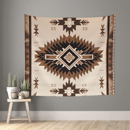 TOXOCMDKLE Wandteppich, ästhetischer Wandteppich, Wandteppich für Wohnzimmer, Indianer-Tapisserien, Heimdekoration, Decke, Wandkunst, Banner, Poster für Schlafzimmer, Wohnheim, 130 x 152 cm TOXOCMDKLE Wandteppich, ästhetischer Wandteppich, Wandteppich für Wohnzimmer, Indianer-Tapisserien, Heimdekoration, Decke, Wandkunst, Banner, Poster für Schlafzimmer, Wohnheim, 130 x 152 cm von TOXOCMDKLE
