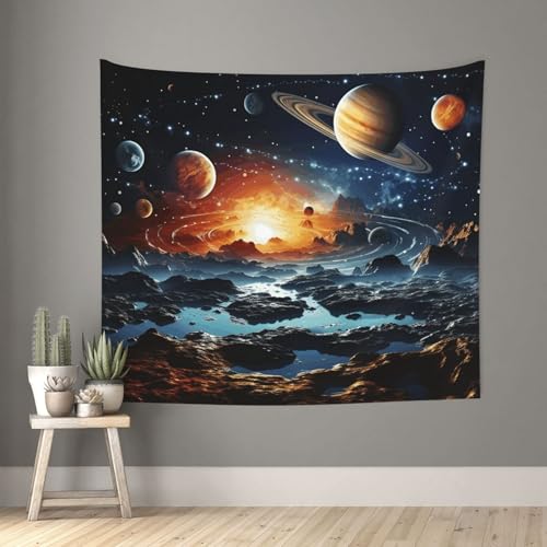TOXOCMDKLE Wandteppich, ästhetischer Wandteppich, Wandteppich für Wohnzimmer, Planeten, Sterne und Milchstraße, Wandteppich, Heimdekoration, Decke, Wandkunst, Banner, Poster für Schlafzimmer, Wohnheim TOXOCMDKLE Wandteppich, ästhetischer Wandteppich, Wandteppich für Wohnzimmer, Planeten, Sterne und Milchstraße, Wandteppich, Heimdekoration, Decke, Wandkunst, Banner, Poster für Schlafzimmer, Wohnheim von TOXOCMDKLE