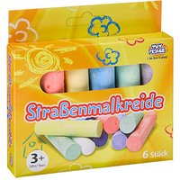 TOY PLACE Straßenmalkreide farbsortiert 6 St. von TOY PLACE