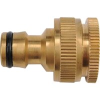 Flo Messing Hahnverbinder 1/2 - 3/4" von TOYA