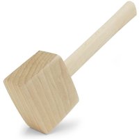 Vorel® Klopfholz Schreinerhammer Hammer Klüpfel Knipfel Holzhammer 500 g / 33 cm von TOYA