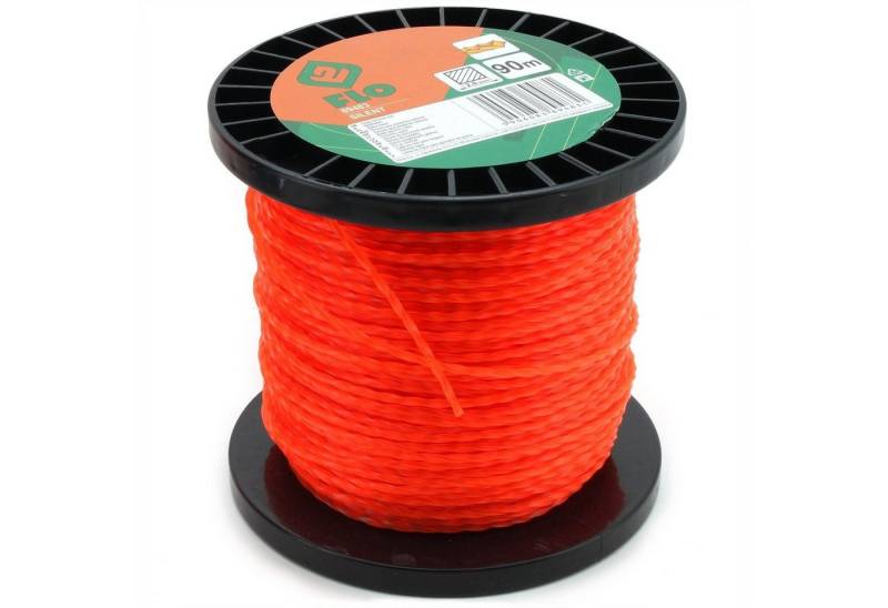 TOYA Trimmerfaden Mähfaden Silent 2 mm x 90 m 89483, 2 mm Fadendurchmesser von TOYA