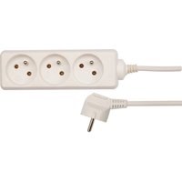 Toya - Elektrisches Verlängerungskabel, weiß, 3 Steckdosen mit Erdung, 1,5 m 72500 vorel Toya - Elektrisches Verlängerungskabel, weiß, 3 Steckdosen mit Erdung, 1,5 m 72500 vorel von TOYA
