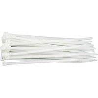 Toya - Kunststoff-Stirnbänder 150x2,5 100 Stück weiß 73883 vorel von TOYA