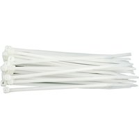 Toya - Kunststoff-Stirnbänder 150x2,5 100 Stück weiß 73883 vorel von TOYA