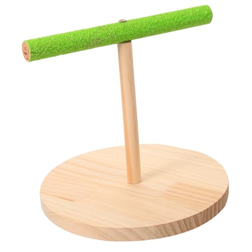 Kleiner Vogelstand aus Multifunktionaler Papageien Spielplatz und Trainingsständer und Langlebig für Käfig und Schreibtisch Vogelspielzeug und Interaktion Zufällige Kleiner Vogelstand aus Multifunktionaler Papageien Spielplatz und Trainingsständer und Langlebig für Käfig und Schreibtisch Vogelspielzeug und Interaktion Zufällige von TOYANDONA