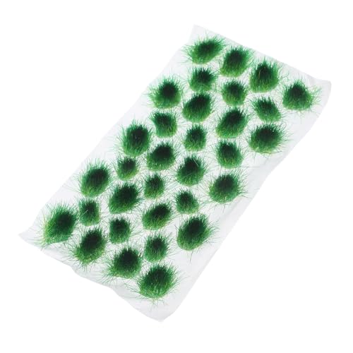 TOYANDONA 1 Blatt Kunstrasen künstlich Gras zum Basteln Landschaft Cluster simulieren gefälscht Simulation Miniaturgras Miniaturen Gras Modelleisenbahn Gras Modellgras Plastik Green von TOYANDONA