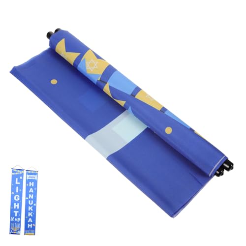 TOYANDONA 1 Paar Chanukka-Vers für zu Hause Fälschung groß Party Willkommensbanner Tür Urlaub Couplet Veranda Couplet Chanukka-Paar Chanukka-Zeichen Chanukka-Reime Plastik Blau TOYANDONA 1 Paar Chanukka-Vers für zu Hause Fälschung groß Party Willkommensbanner Tür Urlaub Couplet Veranda Couplet Chanukka-Paar Chanukka-Zeichen Chanukka-Reime Plastik Blau von TOYANDONA