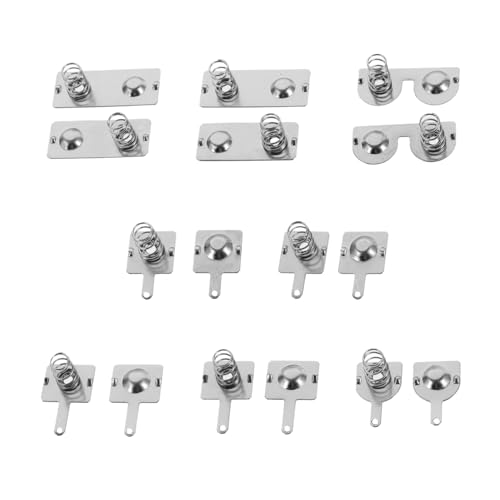 TOYANDONA 1 Satz Batteriekontakt Set aus Metall Teiliges Set für Fernbedienungen und Spielzeuge mit Stabiler Verbindung und Einfacher Handhabung Kompatibel mit Aa und AAA Batterien von TOYANDONA