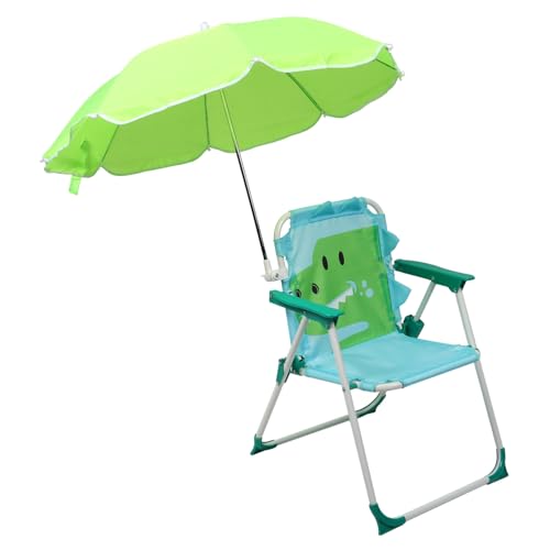 TOYANDONA 1 Satz Faltbarer Kinderstrandstuhl mit Sonnenschirm Tragbarer Campingstuhl für Outdoor für Garten Strand Pool und Reisen Ergonomische Rückenlehne Schattenspendend TOYANDONA 1 Satz Faltbarer Kinderstrandstuhl mit Sonnenschirm Tragbarer Campingstuhl für Outdoor für Garten Strand Pool und Reisen Ergonomische Rückenlehne Schattenspendend von TOYANDONA