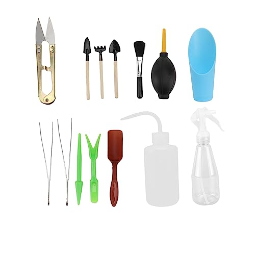 TOYANDONA 1 Satz Gartengeräte für Sukkulenten Teiliges Gartenwerkzeug für Indoor Pflanzen mit Sprühflasche Gießkanne für Transplantation Unkrautentfernung und Bodenlockern TOYANDONA 1 Satz Gartengeräte für Sukkulenten Teiliges Gartenwerkzeug für Indoor Pflanzen mit Sprühflasche Gießkanne für Transplantation Unkrautentfernung und Bodenlockern von TOYANDONA
