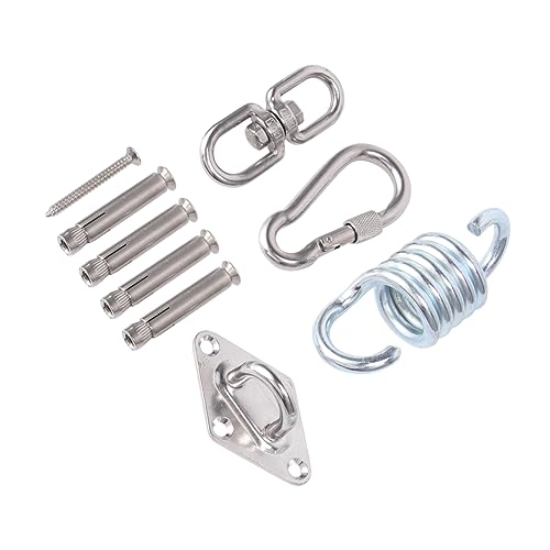TOYANDONA 1 Satz Hängesessel Aufhängeset Robuste Schaukelhaken und Deckenhalterung für Hängematten Schwingungen und Ringe für Drinnen und Draußen TOYANDONA 1 Satz Hängesessel Aufhängeset Robuste Schaukelhaken und Deckenhalterung für Hängematten Schwingungen und Ringe für Drinnen und Draußen von TOYANDONA