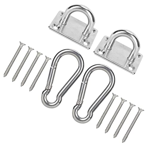 TOYANDONA Hängematten Aufhängeset für und Außen Hochleistungs Haken Karabiner und Wand Deckenplatten für Hängematten und Schaukeln Robust und Langlebig Installieren TOYANDONA Hängematten Aufhängeset für und Außen Hochleistungs Haken Karabiner und Wand Deckenplatten für Hängematten und Schaukeln Robust und Langlebig Installieren von TOYANDONA