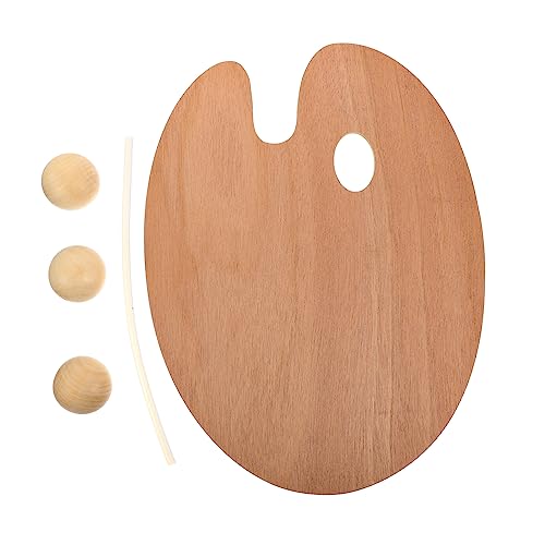 TOYANDONA 1 Satz Holzspeicher Frühstückstablett Snackschale Speicherplatte Aufbewahrungsfach Schreibtisch-Organizer-Regal Tischplatte Servierschale Groß Organizer Tablett Home Tably Hölzern von TOYANDONA