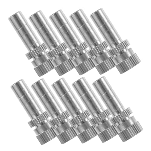 TOYANDONA 1 Satz Niederdruckdüsen Zerstäuberdüse Düsennebel Nebeldüse Nebelsprühdüse Kleine Sprühdüsen Gartenbedarf Sprühdüse Für Den Garten Messing Silver 10 Stück TOYANDONA 1 Satz Niederdruckdüsen Zerstäuberdüse Düsennebel Nebeldüse Nebelsprühdüse Kleine Sprühdüsen Gartenbedarf Sprühdüse Für Den Garten Messing Silver 10 Stück von TOYANDONA