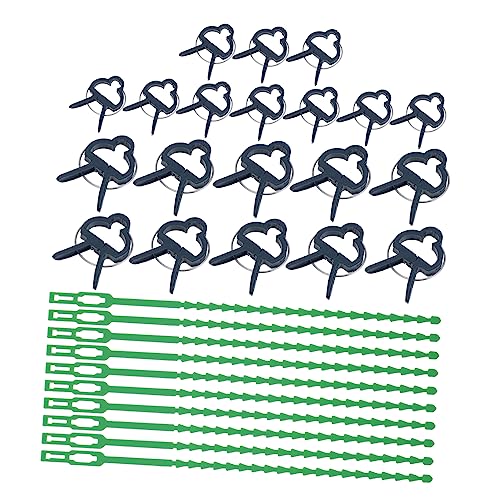 TOYANDONA 1 Satz Pflanzenfixierungsclips Set Für Garten Und Gewächshaus Großen Und Kleinen Clips Sowie Zubindern Zum Fixieren Von Pflanzen Und Ästen 90 Stück TOYANDONA 1 Satz Pflanzenfixierungsclips Set Für Garten Und Gewächshaus Großen Und Kleinen Clips Sowie Zubindern Zum Fixieren Von Pflanzen Und Ästen 90 Stück von TOYANDONA