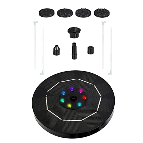 TOYANDONA 1 Satz Solarbetriebene Teichpumpe mit LED Fontäne Dekorative Gartenbrunnen für Teich und Vogelbad Langlebig und Wetterfest mit Zufälliger Farbauswahl für Zufällige Farbe TOYANDONA 1 Satz Solarbetriebene Teichpumpe mit LED Fontäne Dekorative Gartenbrunnen für Teich und Vogelbad Langlebig und Wetterfest mit Zufälliger Farbauswahl für Zufällige Farbe von TOYANDONA
