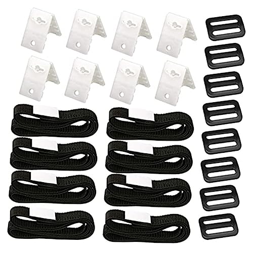 TOYANDONA 1 Satz Solardecke Cover -Zubehör solare Poolabdeckung Solardecke Auftriebsbefestigung Werkzeug Klammern für Schwimmbeckenabdeckungen Pool-Solardeckenrolle PVC Black von TOYANDONA