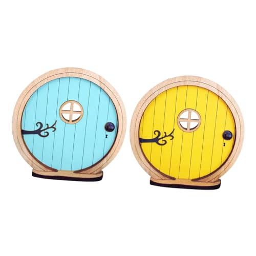 TOYANDONA 1 Satz Teiliges Deko Für Garten Und Innenbereich Gartenaccessoires Für DIY Feengärten Unbehandelte Holztüren Für Dekorationen 2 Stück TOYANDONA 1 Satz Teiliges Deko Für Garten Und Innenbereich Gartenaccessoires Für DIY Feengärten Unbehandelte Holztüren Für Dekorationen 2 Stück von TOYANDONA