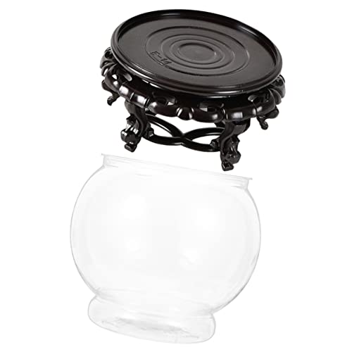 TOYANDONA 1 Satz Transparenter Fischbowl mit Basis Dekorativer Kunststoff Aquarium für Schreibtisch für Wohnzimmer und Büro Kreatives Fischbehälter Klarer Goldfisch Aquarium Groß TOYANDONA 1 Satz Transparenter Fischbowl mit Basis Dekorativer Kunststoff Aquarium für Schreibtisch für Wohnzimmer und Büro Kreatives Fischbehälter Klarer Goldfisch Aquarium Groß von TOYANDONA
