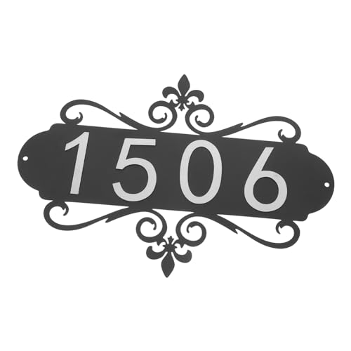 TOYANDONA 1 Satz Wandnummernschild Metall für Haustüren Hausnummern Dekoratives Adressschild für Apartments Hotels und Geschäfte Einfache Installation ohne Schrauben TOYANDONA 1 Satz Wandnummernschild Metall für Haustüren Hausnummern Dekoratives Adressschild für Apartments Hotels und Geschäfte Einfache Installation ohne Schrauben von TOYANDONA