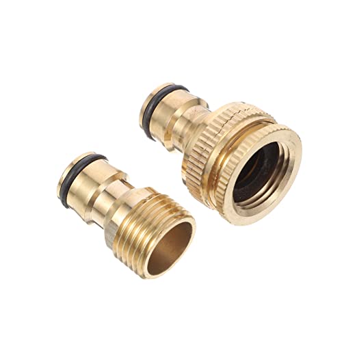 TOYANDONA 1 Satz Wasserhahn- Nozzle spritzdüse gerätestecker Schlauchadapter Wasserhahnadapter für tragbare Waschmaschine tragbarer Geschirrspüler-Wasserhahn-Adapter Messing Yellow von TOYANDONA