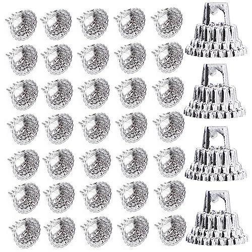 TOYANDONA 1 Set Ständer Kunststoffständer Weihnachtsdekoration Weihnachtskugel-Teile Kunststoff-Kugel-Anhängerkappen Hängende Kugeln DIY-Armaturen Halterung Kugelkappen-Abdeckung TOYANDONA 1 Set Ständer Kunststoffständer Weihnachtsdekoration Weihnachtskugel-Teile Kunststoff-Kugel-Anhängerkappen Hängende Kugeln DIY-Armaturen Halterung Kugelkappen-Abdeckung von TOYANDONA
