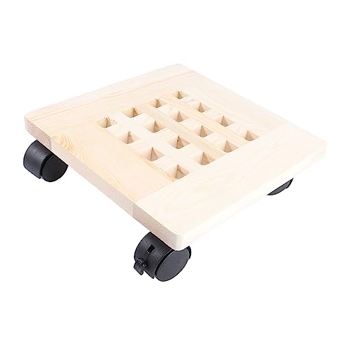 TOYANDONA 1 Stück Blumentopftablett Pflanzentabletts Für Töpfe Rollwagen Pflanzenregal Pflanzen Rollboden Pflanzensockel Mit Rädern Blumentopf Transporttablett Pflanzen von TOYANDONA